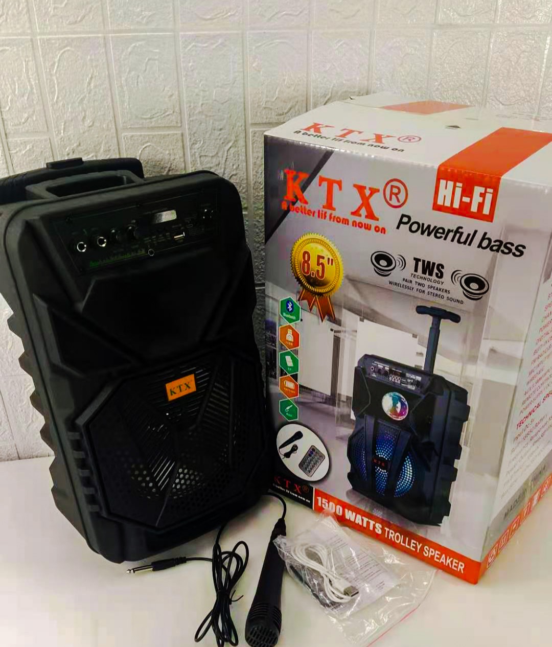 (8306) Portable Mini Trolley Speaker